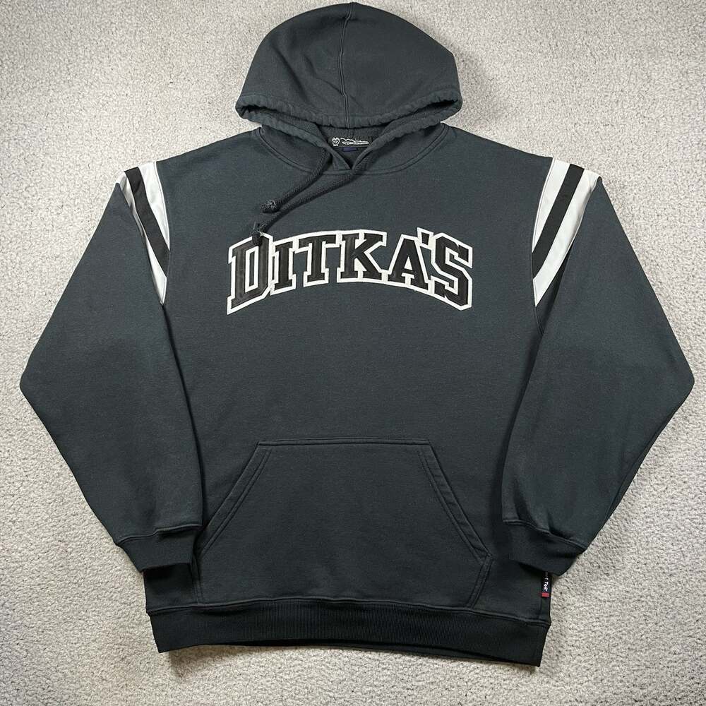 Mike Ditkas Hoodie Mens M Restaurant Vintage Sweatshirt Chicago Da Bears
